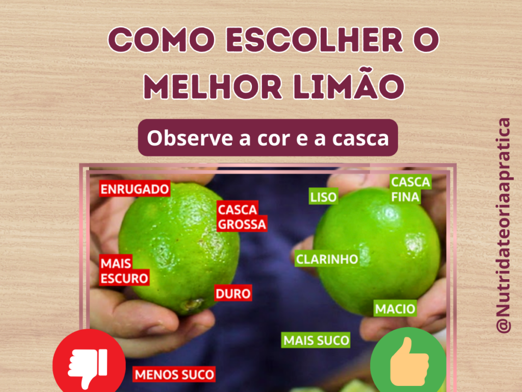 Como escolher frutas maduras: Limão