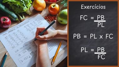 Exercícios sobre fator de correção