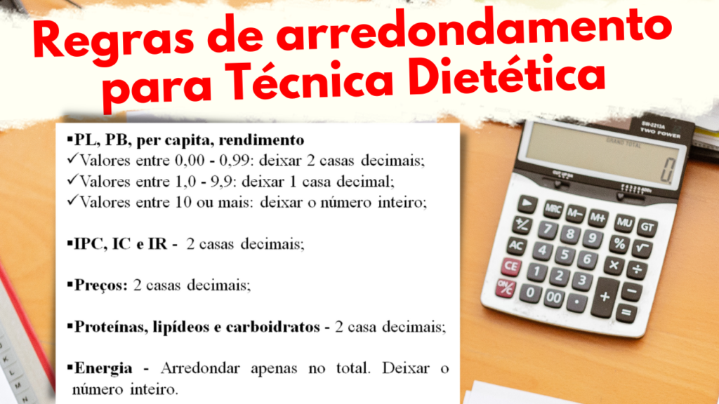 REGRAS DE ARREDONDAMENTO PARA TÉCNICA DIETÉTICA E FICHA TÉCNICA - Nutri ...