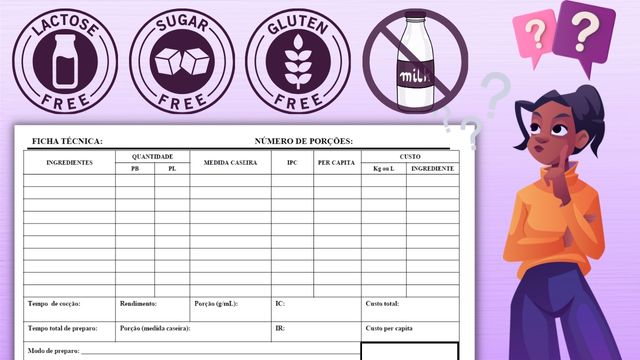 Ficha técnica para dietas especiais