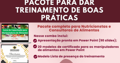 Pacote para dar treinamento de boas práticas 2