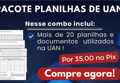 Pacote planilhas de UAN
