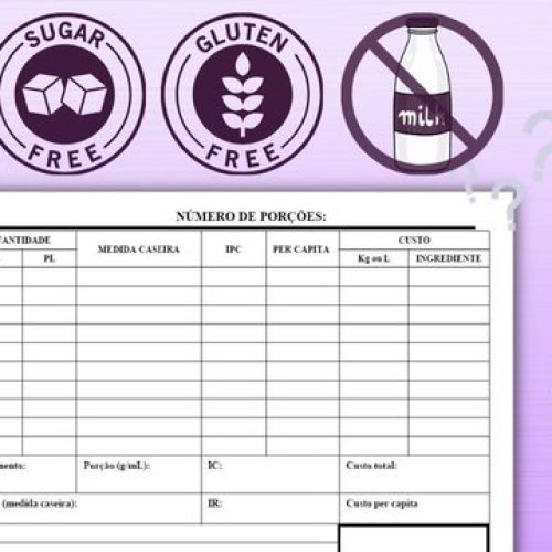 Ficha técnica para dietas especiais